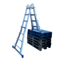 Vouw telescopische alumexx ladder 4x4 1