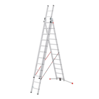Hailo ProfiLOT S100 3×12 combinatieladder Aangepast