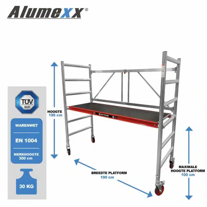 Altrex Kamersteiger Afmetingen
