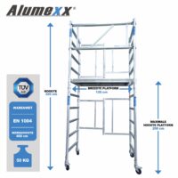 X Up 2.0 Kamersteiger Afmetingen10
