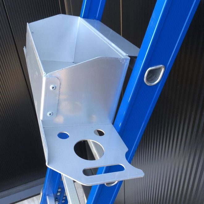 solide gereedschapsbakje ladder steiger 5