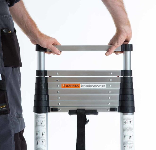 greybrand telescoopladder 380 meter met softclose 3