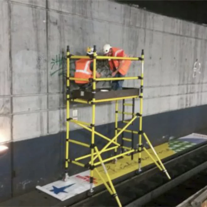 genex scaffolding rolsteiger kunststof carbon pros