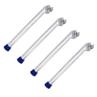 driehoekstabilisator voor kamersteigers 4 stuks Blauw